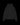 Cursive Hoodie Black/Black Premium